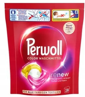 PERWOLL Kapsułki 3in1 19p kolor (worek)256,5g - Akcesoria i części do pralek i suszarek - miniaturka - grafika 1
