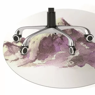 Mata pod fotel biurowy Zimowe góry fi100 cm - Podnóżki, podpórki, podkładki - miniaturka - grafika 1