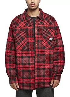 Kurtki męskie - SOUTHPOLE Męska kurtka flanelowa, DarkRed, XL - grafika 1