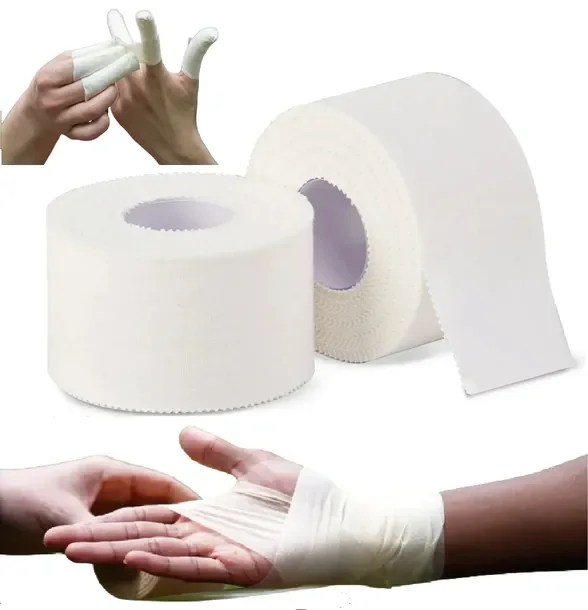 Tejp Sztywny Sportowy Plaster Do Tapingu Tape Tejpy Na Palce 2,5cm10m Biały