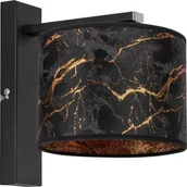 Lampy ścienne - Lampex Loris kinkiet 1-punktowy czarny LPX0085/K - miniaturka - grafika 1