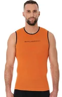 Koszulki sportowe męskie - Bezrękawnik męski 3D Run PRO SL10290, Kolor pomarańczowy, Rozmiar S, Brubeck - miniaturka - grafika 1
