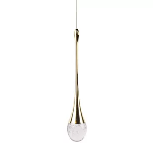 Nowoczesna lampa zwis DALMA AZ6006 Azzardo LED 4W 3000K przezroczysty złoty - Lampy sufitowe - miniaturka - grafika 1