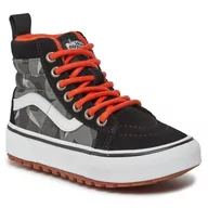 Sneakersy damskie - Sneakersy Vans Uy Sk8-Hi Mte-1 VN0A5HZ5GOR1 Grey/Orange - miniaturka - grafika 1