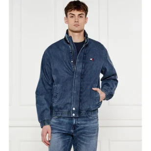 Tommy Jeans Jeansowa kurtka bomber CHAMBRAY Regular Fit - Kurtki męskie - miniaturka - grafika 1