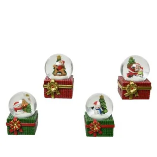 Kula śnieżna 6,5 cm mix 4 rodzajów - Ozdoby bożonarodzeniowe - miniaturka - grafika 1