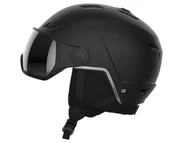 Kaski narciarskie - Kask z przyłbicą szybą Salomon Pioneer LT Visor Fls Black 2023 - miniaturka - grafika 1