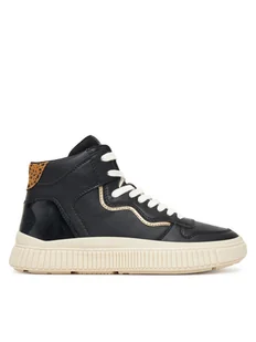 Geox Sneakersy J Laquinny J56M3B 05402 C0531 D Czarny - Buty dla dziewczynek - miniaturka - grafika 1