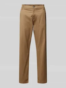 Chinosy o kroju tapered fit ze szlufkami na pasek model ‘Morry’ - Spodnie męskie - miniaturka - grafika 1