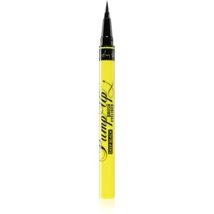 WIBO Lovley Pump Up Brush Eyeliner Eyeliner Do Powiek Z Precyzyjnym Pędzelkiem Deep Black - Eyelinery - miniaturka - grafika 1