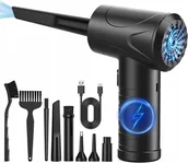 Środki i akcesoria czyszczące do komputerów - Elektryczna dmuchawa do kurzu 3- biegowa 91000 obr./min Duster USB 6000 mAh - miniaturka - grafika 1