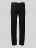 Spodnie męskie - Jeansy o kroju slim fit z 5 kieszeniami - miniaturka - grafika 1