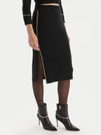 Spódnice - Simona Corsellini Spódnica ołówkowa A25CPGOE0101 Czarny Slim Fit - miniaturka - grafika 1