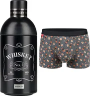 Majtki męskie - Soxo Bokserki męskie Whiskey w butelce idealny pomysł na prezent L - miniaturka - grafika 1