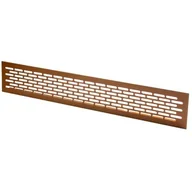 Kratki wentylacyjne - Osłona wentylacyjna 45x485 brąz - miniaturka - grafika 1