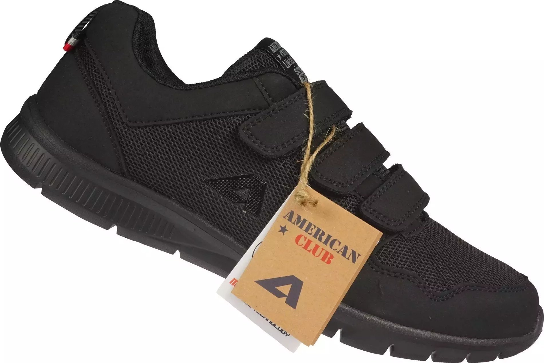 American Club Męskie buty sportowe WT-26/24 czarne 43