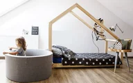 Łóżka dla dzieci i młodzieży - Młodzieżowe łóżko domek D4-B05 - miniaturka - grafika 1