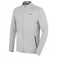 Bluzy sportowe męskie - Męska bluza Husky Tarp Zip Rozmiar: XL / Kolor: jasnoszary - miniaturka - grafika 1