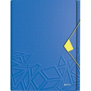 Teczka z przegródkami Leitz Urban Chic, PP, A4, mieści 250 kartek, niebieska 39970032 - Segregatory - miniaturka - grafika 1