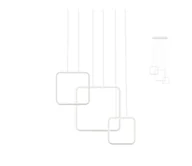 Lampy sufitowe - Redo 01-2097 - LED Żyrandol ściemnialny na lince THAI LED/66W/230V 3000K biały - miniaturka - grafika 1