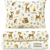 Pościel dla dzieci - Komplet pościeli do łóżeczka 100x135 + 40x60 dziecięca bawełna zwierzątka - miniaturka - grafika 1