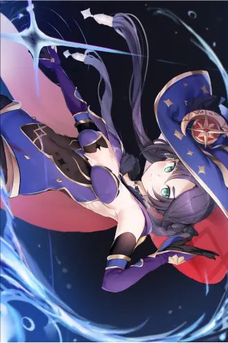 Plakat Anime Genshin Impact gim_076 A1+ (custom)