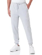 Spodenki męskie - Koton Męskie spodnie dresowe Cargo Jogger, Szary (027), L - miniaturka - grafika 1