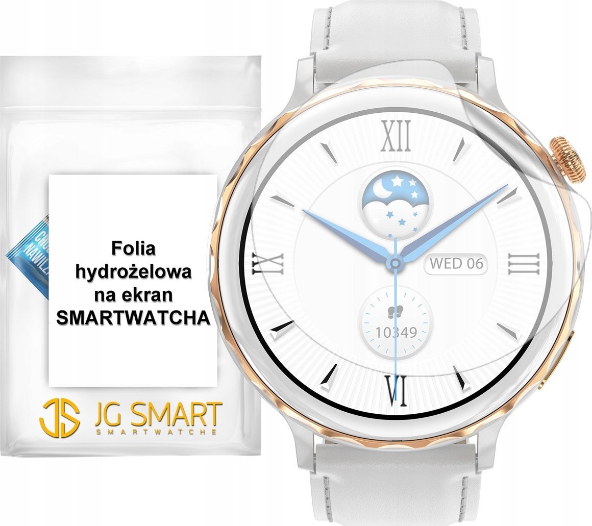 Folia ochronna na ekran smartwatcha JG SMART HT21 / ZUMA WHITE