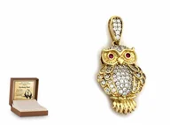 Zawieszki - Złota zawieszka 585 fantazyjna prezent grawer - miniaturka - grafika 1