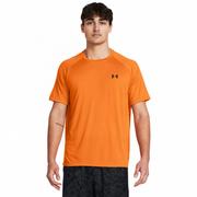 Koszulki sportowe męskie - Męska koszulka treningowa Under Armour UA Tech 2.0 SS Tee - pomarańczowa - UNDER ARMOUR - miniaturka - grafika 1
