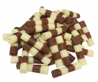 Dodatki do ciast w proszku - RURKI CZEKOLADOWE 31% DEKORACJA TORT MONOPORCJE CZEKOLADA ROLSY MIX 30g - miniaturka - grafika 1