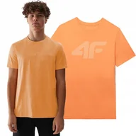 Koszulki męskie - Koszulka Męska 4F T-shirt Bawełniany Sportowy Duże Logo Limitowany SS24 - miniaturka - grafika 1