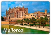 Magnesy - MAJORKA - Hiszpania - Katedra La Seu - Magnes na lodówkę - miniaturka - grafika 1