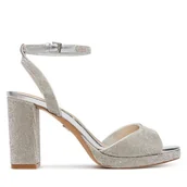 Sandały damskie - Sandały Aldo Alluring 13918870 Srebrny - miniaturka - grafika 1