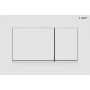 Geberit Sigma30 Przycisk spłukujący biały mat 115.883.11.1 - Przyciski spłukujące - miniaturka - grafika 1