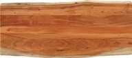 Stoły - vidaXL vidaXL Blat stołu, 140x60x3,8 cm, drewno akacjowe, naturalna krawędź - miniaturka - grafika 1