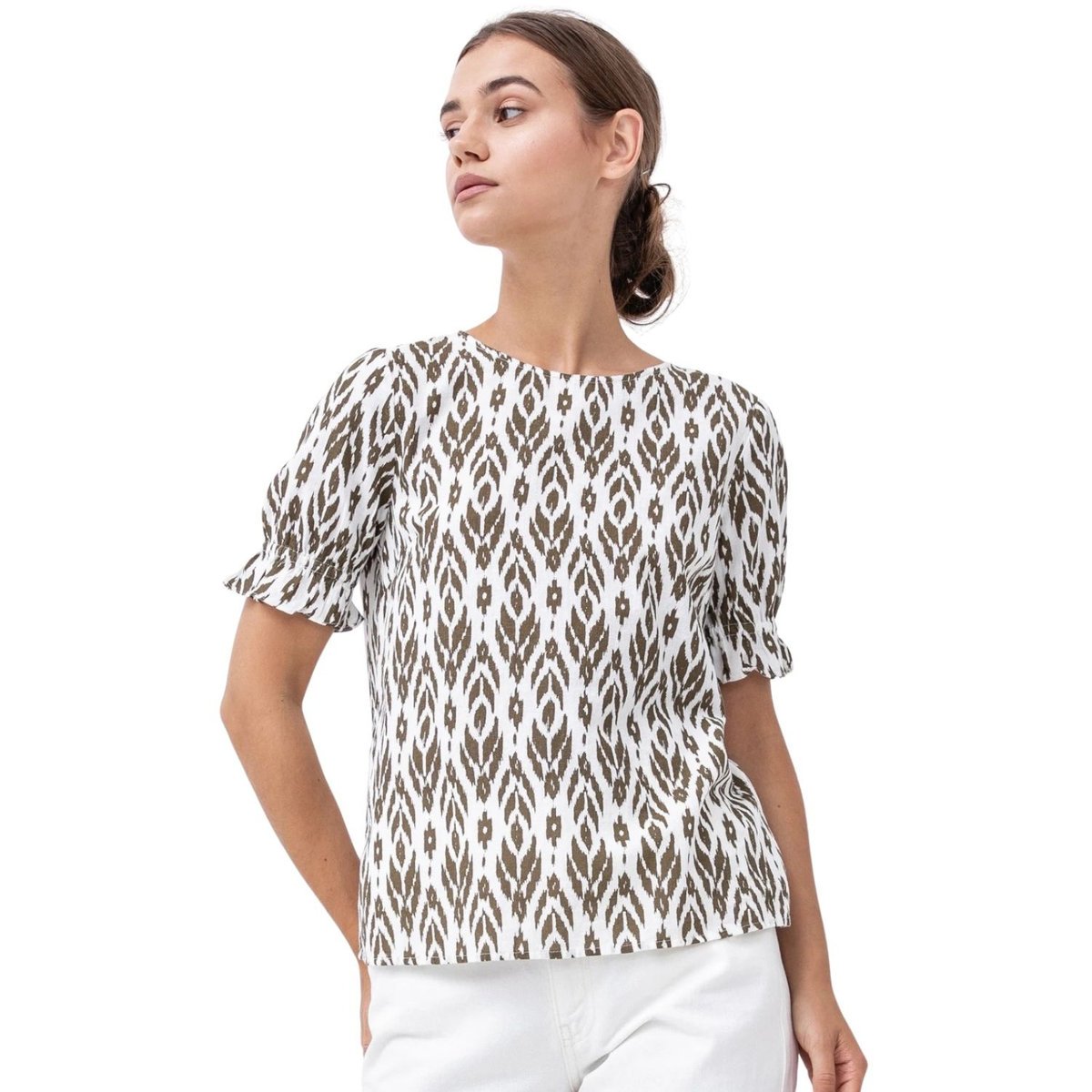 Bluzka damska Vero Moda Dicthe klasyczna z krótkim rękawem-XS