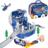 Samochody i pojazdy dla dzieci - Policja zestaw w walizce - model lub pojazd - miniaturka - grafika 1