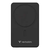 Powerbanki - Powerbank verbatim charge 'n' go essentials magnetic wireless 5000mah usb-c pd 3.0 black - miniaturka - grafika 1