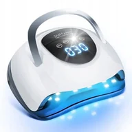 Lampy UV do paznokci - Mocna Lampa Do Paznokci Hybryd Żeli UV LED Sun x10 Max LCD Z Rączką 280W - miniaturka - grafika 1