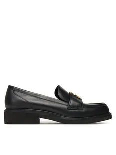 Guess Loafersy FLPSHU LEA14 Czarny - Półbuty damskie - miniaturka - grafika 1