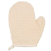 Rękawice i gąbki do kąpieli - Prija, Wygładzająca rękawica do kąpieli z naturalnej bawełny, Uniwersalny - miniaturka - grafika 1