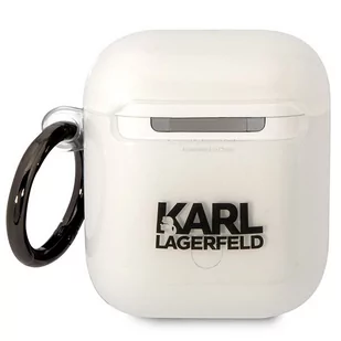 Karl Lagerfeld KLA2HNCHTCT Airpods 1/2 cover transparent Ikonik Choupette - Akcesoria do słuchawek - miniaturka - grafika 2