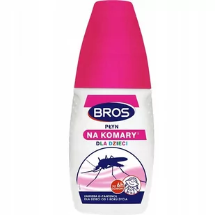 Płyn Na Komary Dla Dzieci Bros 50 Ml Delikatny - Zwalczanie i odstraszanie szkodników - miniaturka - grafika 1