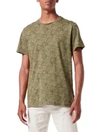 Koszulki męskie - BLEND T-shirt męski, 190515/Olive Night, S - miniaturka - grafika 1