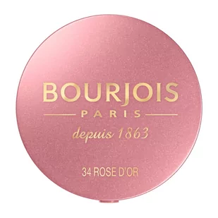 Bourjois Little Round Pot Blusher róż do policzków 34 Rose d'Or 2,5g 52137-uniw - Róże do policzków - miniaturka - grafika 1