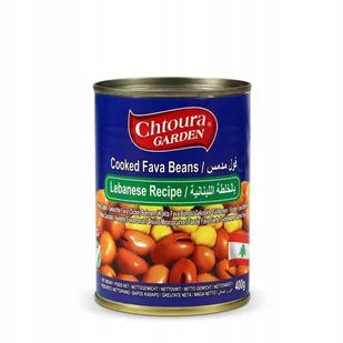 BÓB GOTOWANY FOUL MEDAMES LIBAŃSKI 400 G CHTOURA GARDEN LIBAN - Pasztet i przetwory mięsne - miniaturka - grafika 1