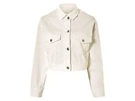 Kurtki damskie - esmara® Kurtka jeansowa damska z bawełny (Beżowy, 38) - miniaturka - grafika 1