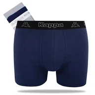Majtki męskie - KAPPA Bokserki Męskie 1P Granatowe Rozmiar M - miniaturka - grafika 1