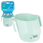 Kubki dla dzieci - Canpol Babies Sprytny Otwarty Kubek Dla Dzieci Do Nauki Picia Turkus 12m+ - miniaturka - grafika 1